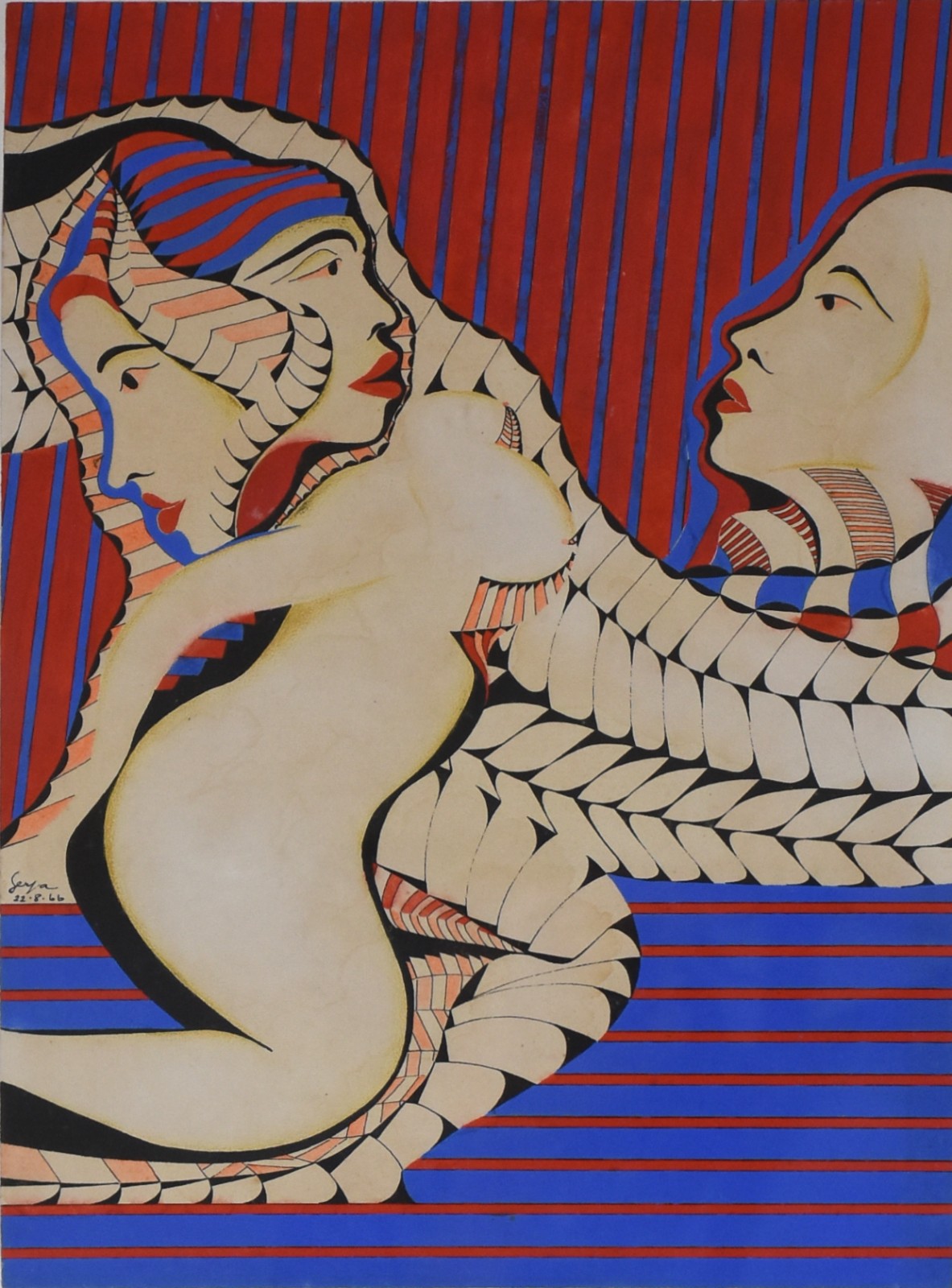 Ivan Serpa (1932-1973), Figuras, 1966 - foto 1 de 4