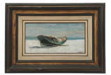 Virgílio Dias (1956), Barco de pesca, 1999 - Óleo s/ madeira
Ass. inf. direito