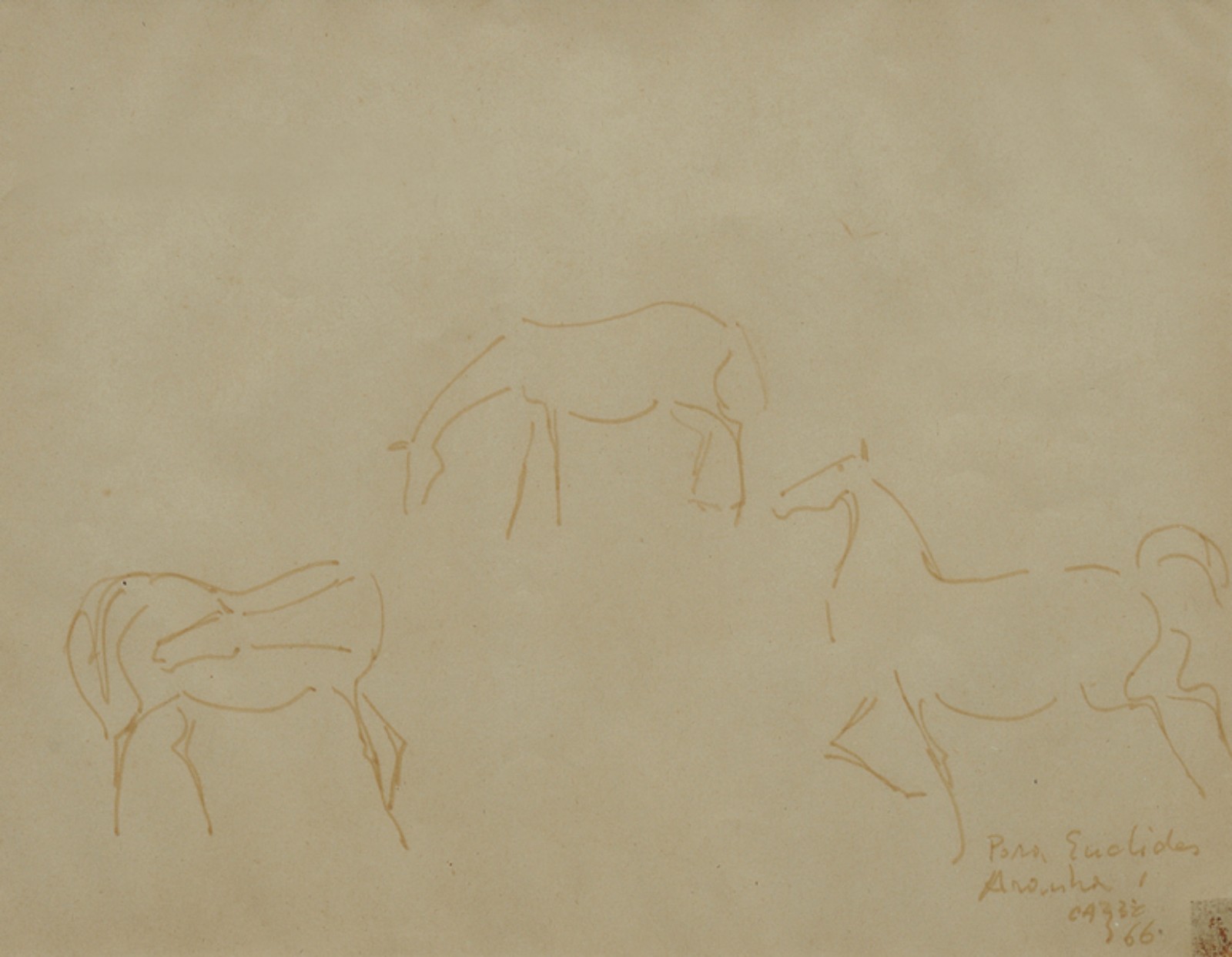 Hector Carybé (1911-1997), Cavalos, 1966 - foto 1 de 4