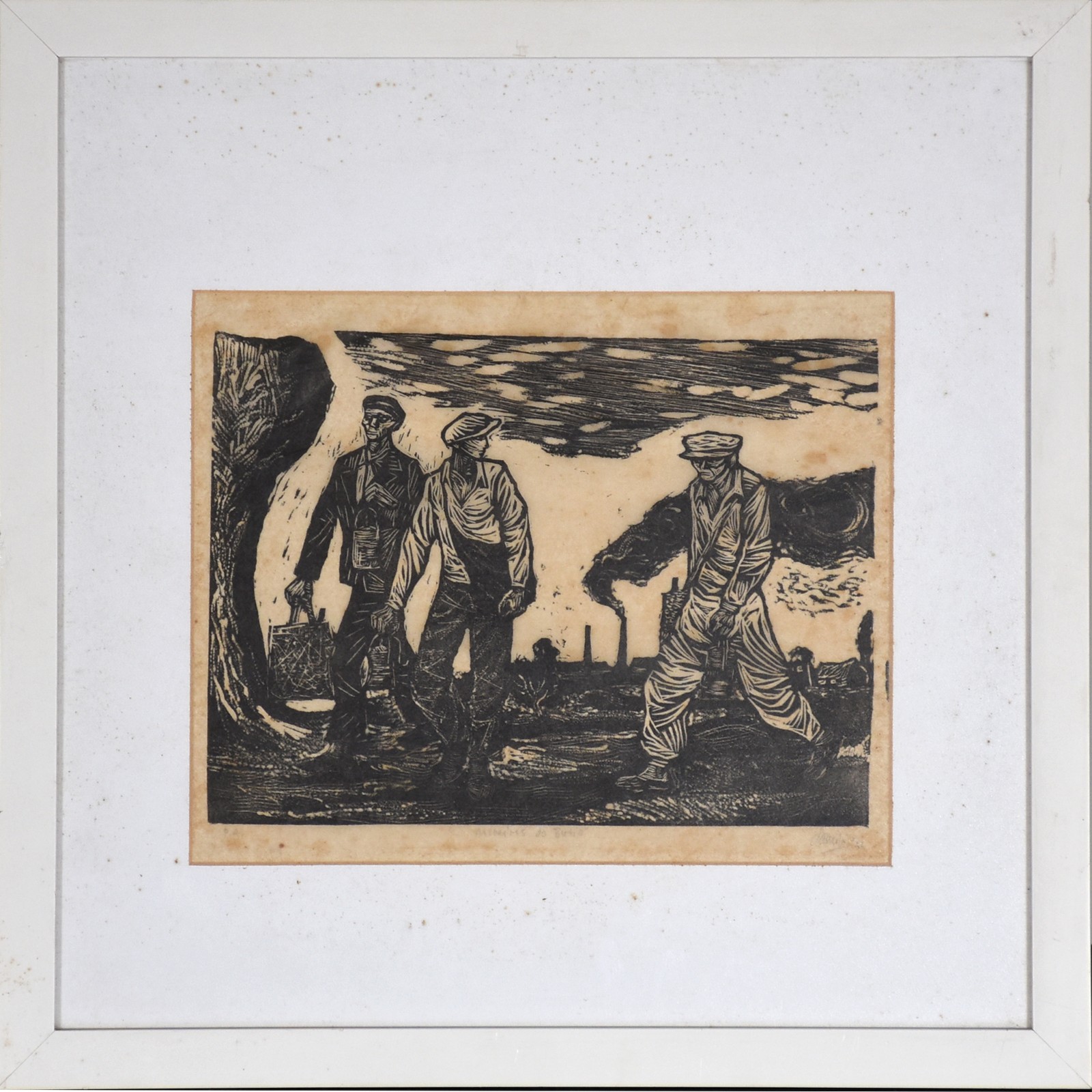 Danúbio (1925-2019), Mineiros do Butiá - da série de mesmo nome, 1956 - foto 2 de 6