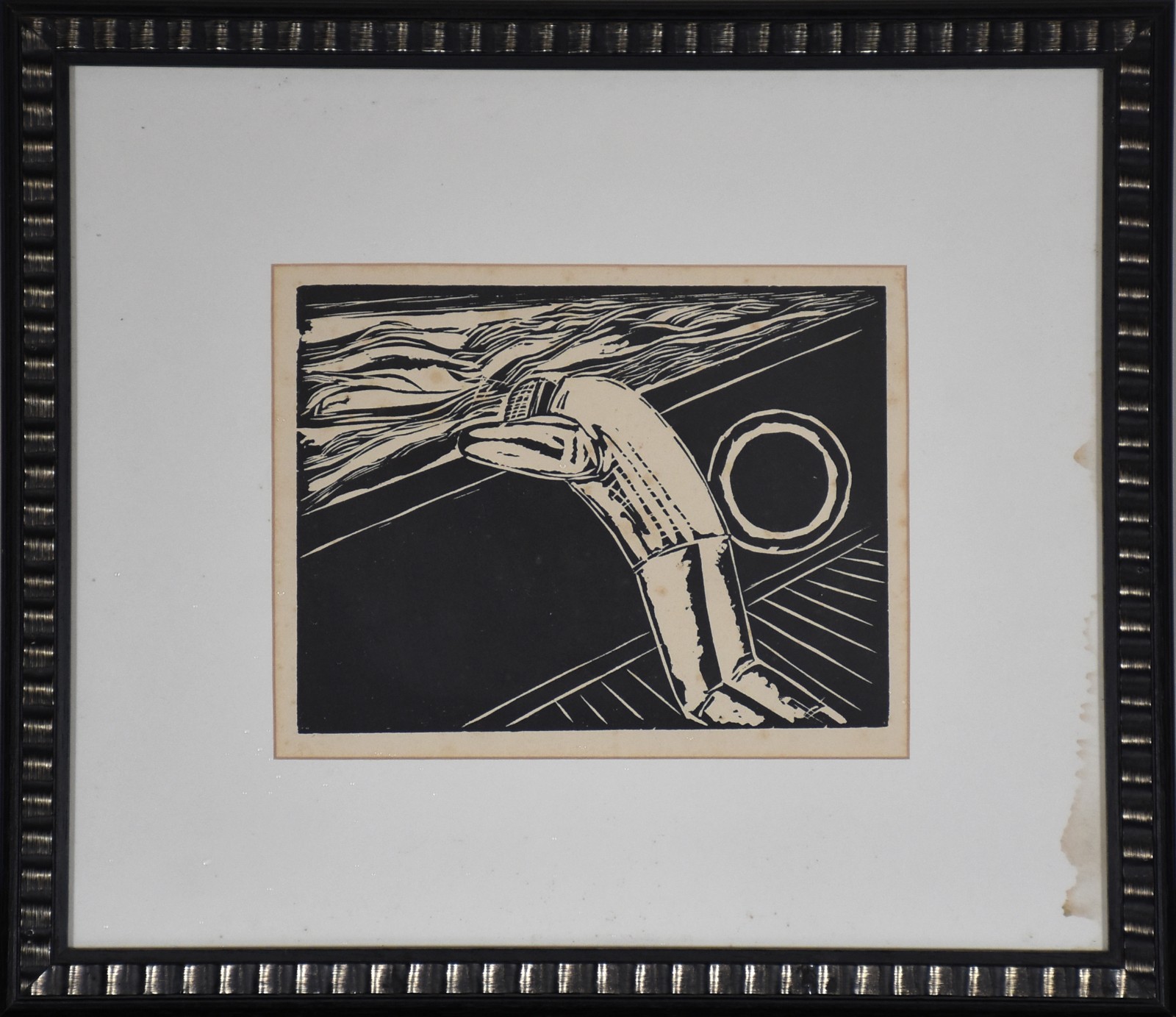 Lasar Segall (1891-1957), Emigrante debruçado na amurada, 1929 - foto 2 de 3
