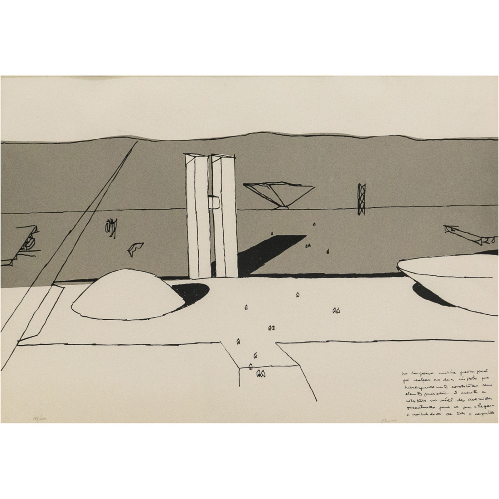 Oscar Niemeyer (1907-2012), Brasilia - Congresso - foto 1 de 4