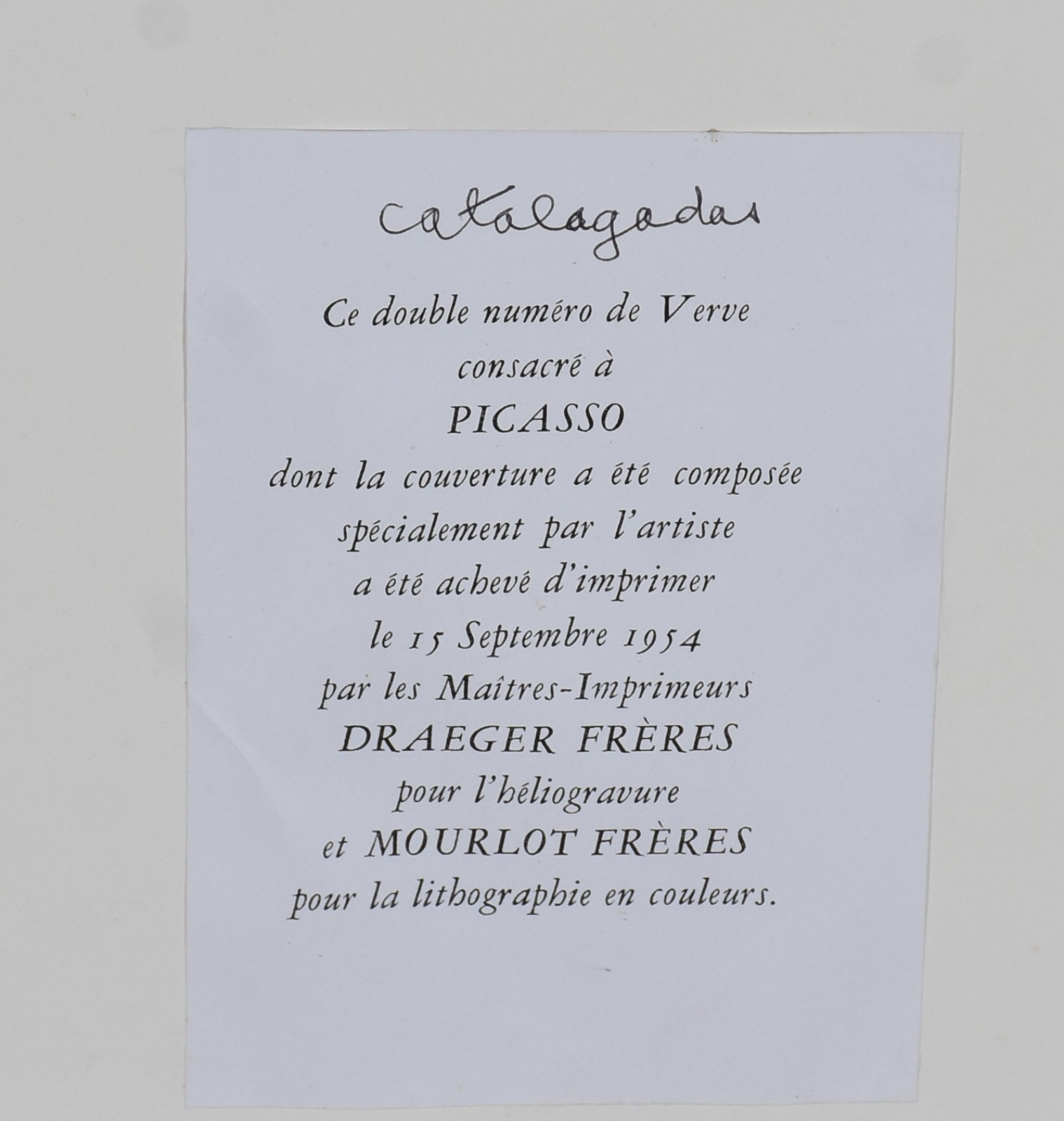 Pablo Picasso (1881-1973), Série com seis reproduções - foto 9 de 9