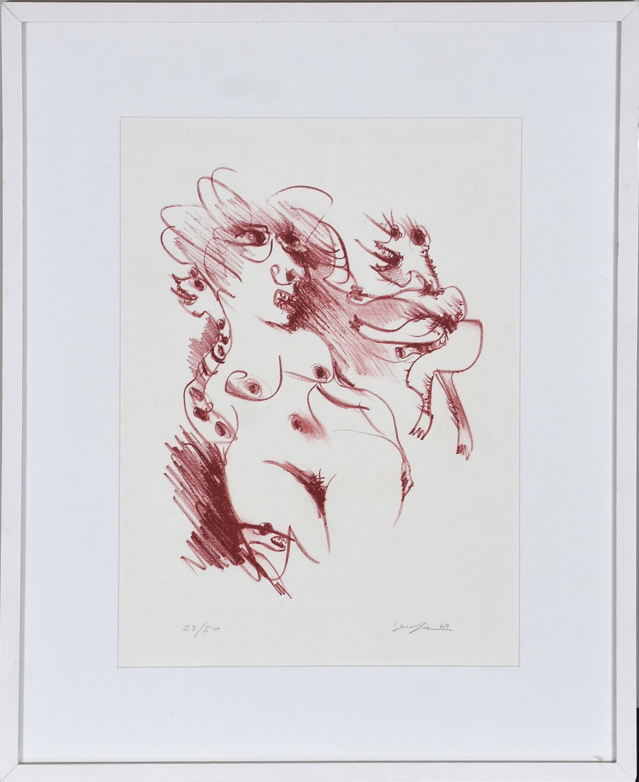 Ivan Serpa (1932-1973), Cena erótica, 1969 - foto 2 de 5
