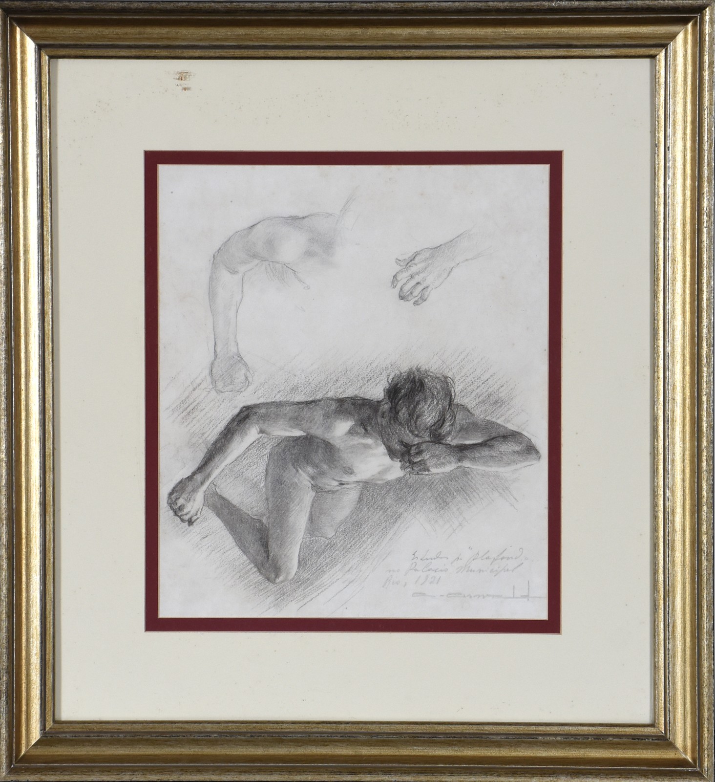 Quirino Campofiorito (1902-1993), Estudo, 1921 - foto 2 de 4
