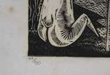 Francisco Stockinger (1919-2009), Figuras - Xilogravura<br>Ass. Inf. direito<br>Edição 11 de 50.<br>Ass. também na chapa<br><br>O lote encontra-se em nosso espaço para apreciação através de prév