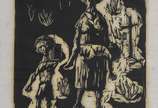 Francisco Stockinger (1919-2009), Figuras tristes - Xilogravura <br>Ass. inf. direito <br>Edição 14 de 30 <br><br>O lote encontra-se em nosso espaço para apreciação através de prévio agendamento.<b...