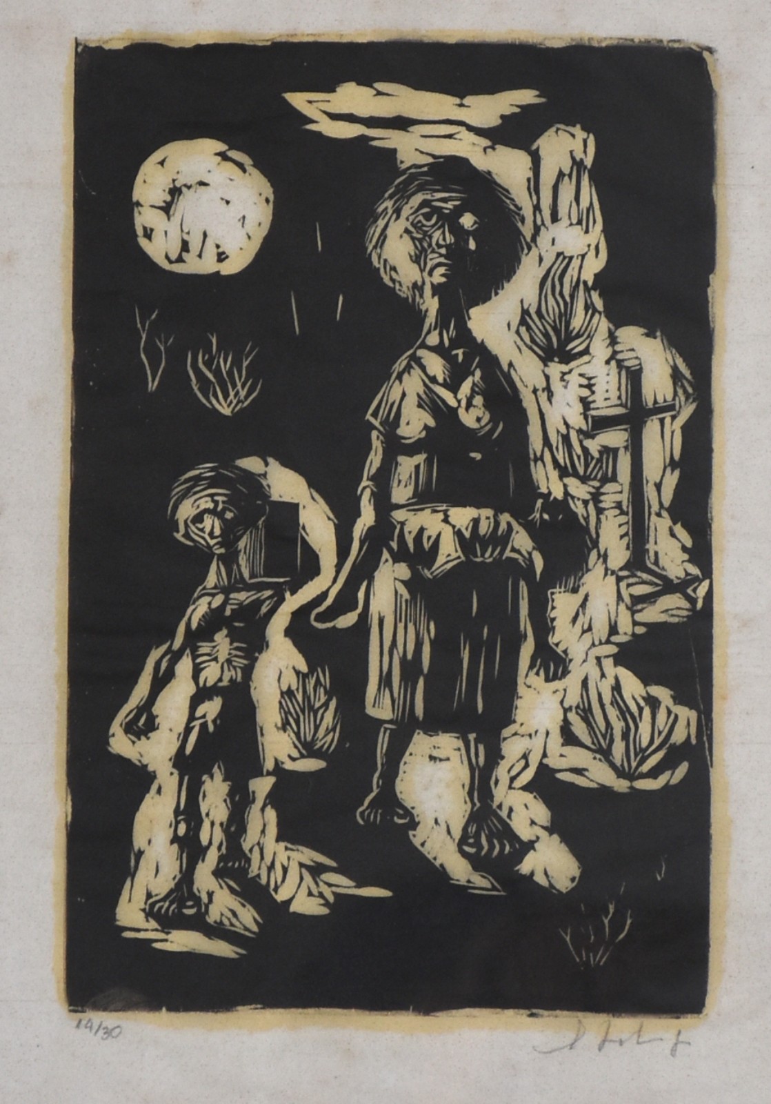 Francisco Stockinger  (1919-2009), Figuras tristes - foto 1 de 5