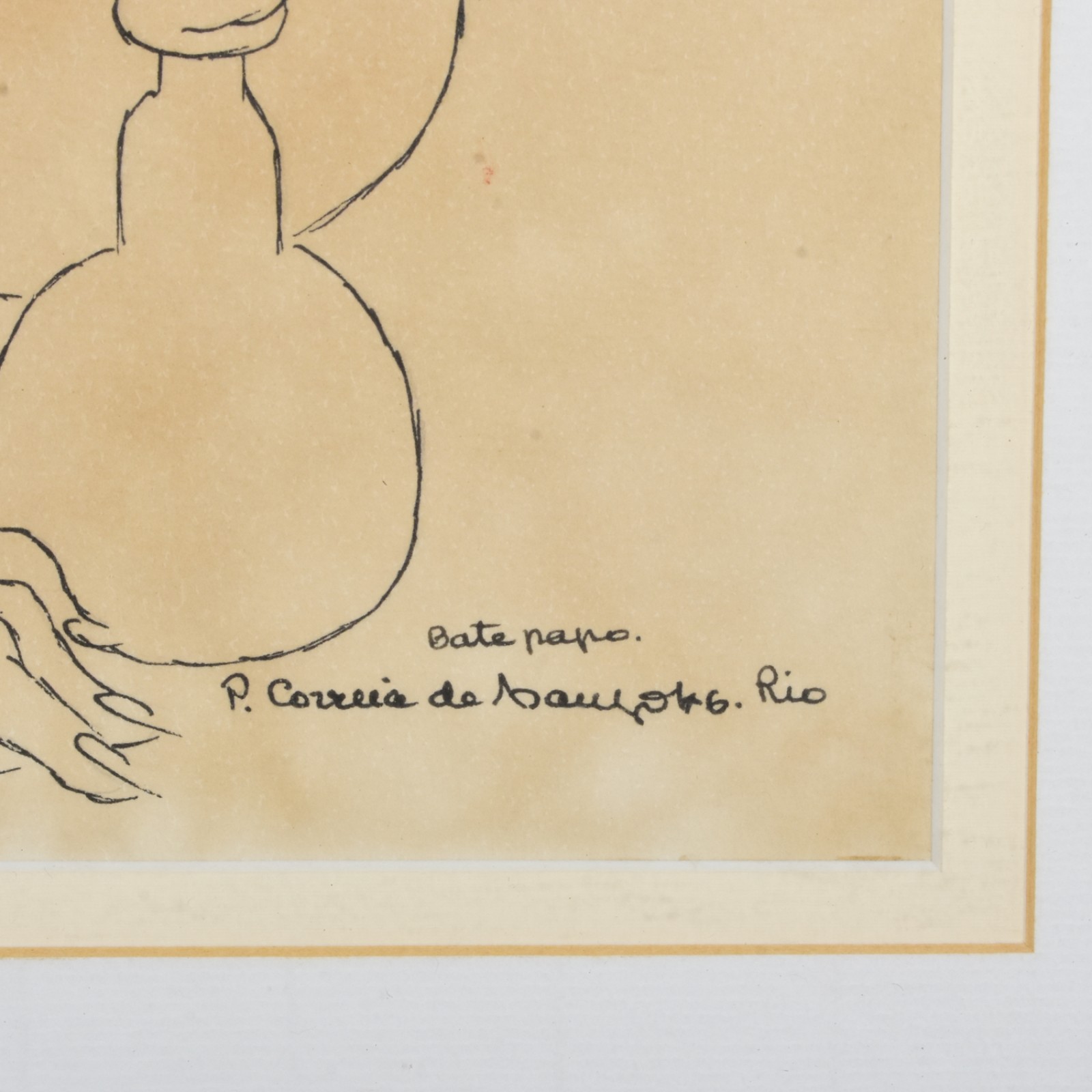 P. Correia de Araújo (1874-1955), Bate-papo, Déc. 40 - foto 3 de 3