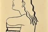 Di Cavalcanti (1897-1976), Perfil mulher - Gravura<br>Ass. inf. direito<br><br>O lote encontra-se em nosso espaço para apreciação através de prévio agendamento.<br>