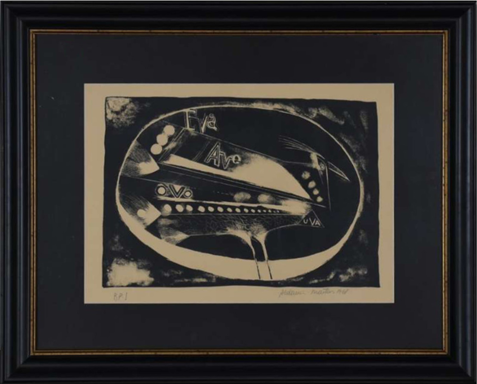 Aldemir Martins (1922-2006), Eva, ave, ovo, uva, 1928 - foto 2 de 2