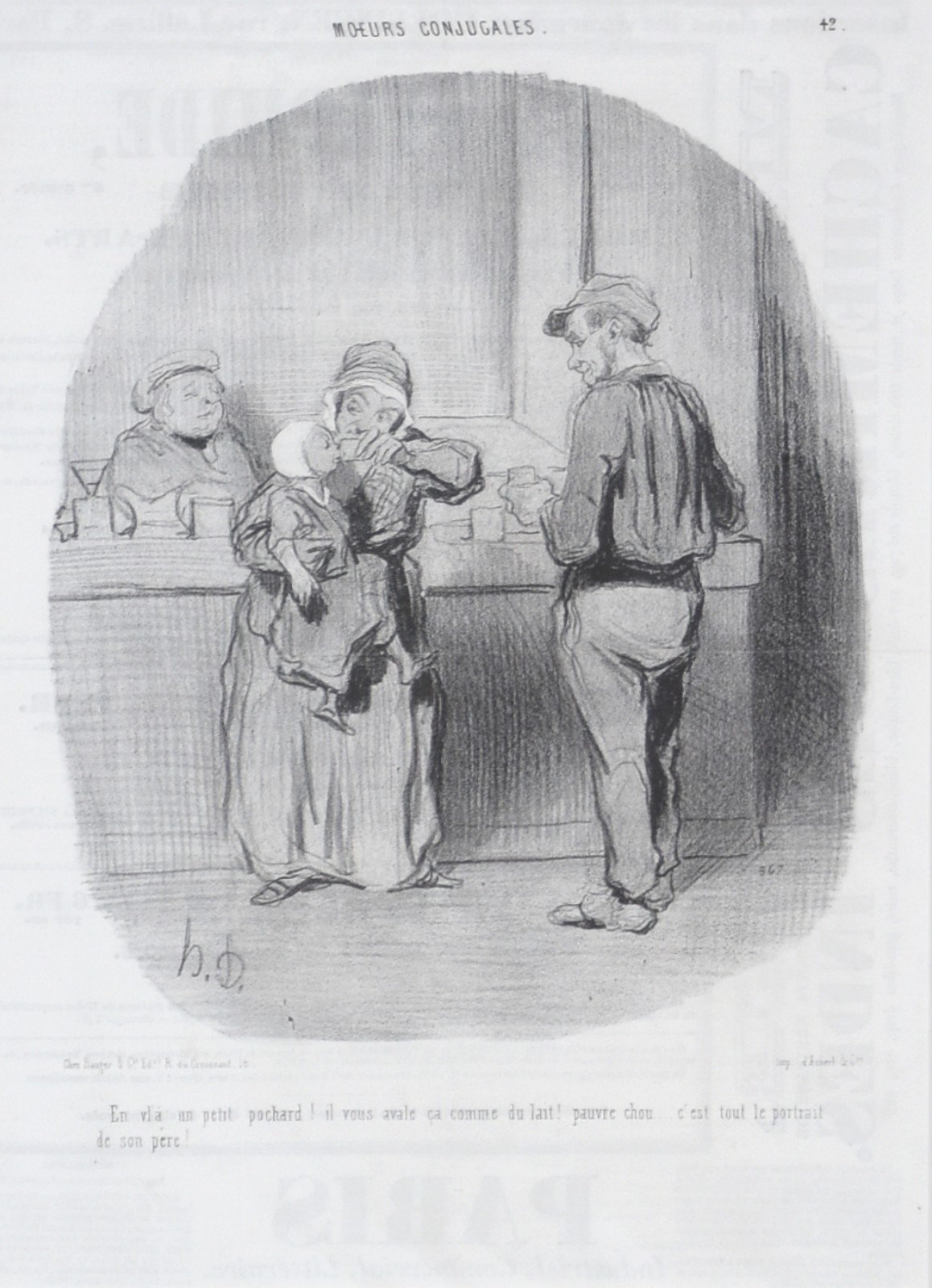 Charge da série "Moeurs Conjugales, num.42 " ( Costumes Maritais) - foto 1 de 5