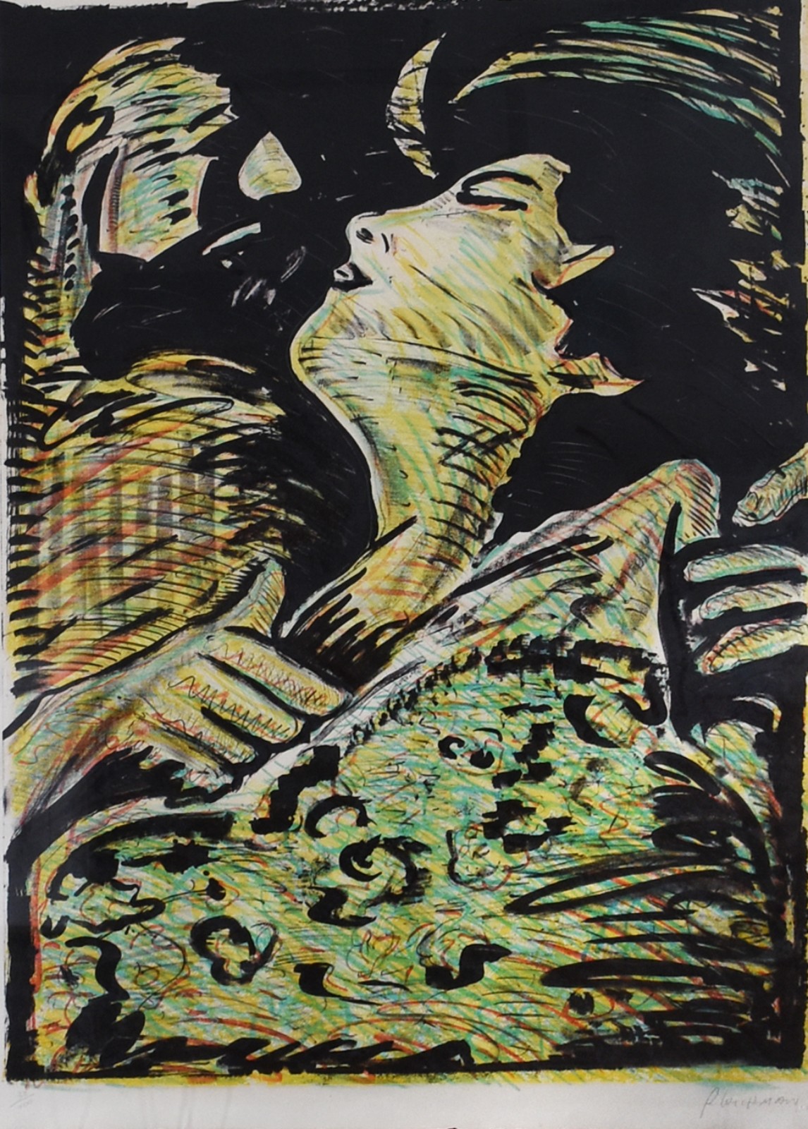  Rubens Gerchman (1942-2008), O Beijo - foto 1 de 5