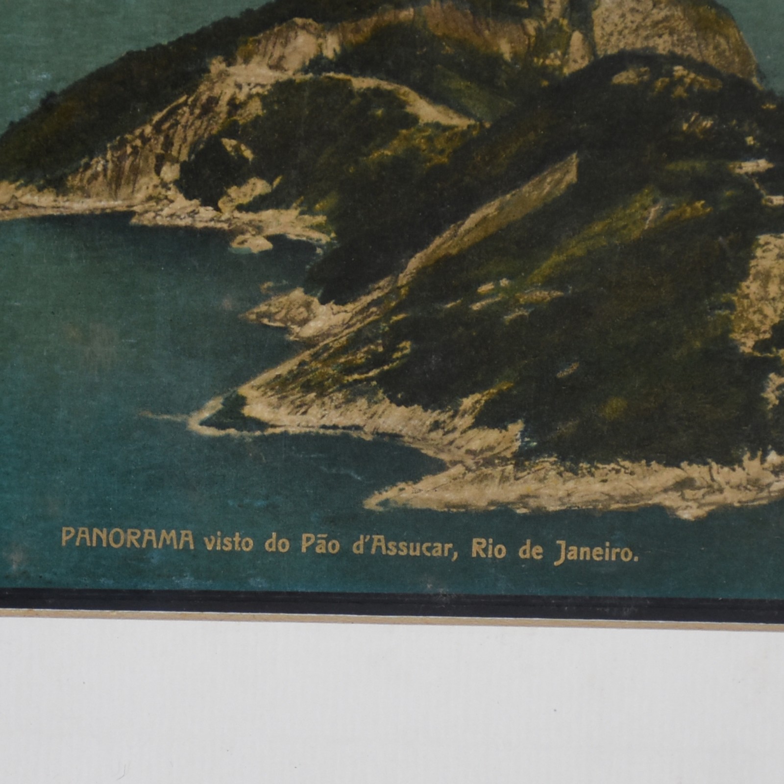 Sem assinatura, Panorama visto do Pão de Açúcar do Rio, Inicio Séc. XX - foto 3 de 4