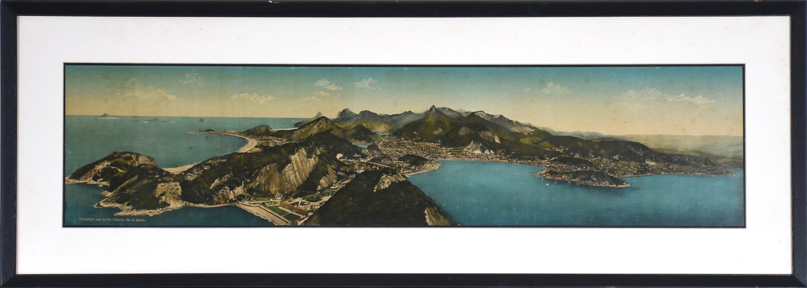 Sem assinatura, Panorama visto do Pão de Açúcar do Rio, Inicio Séc. XX - foto 2 de 4