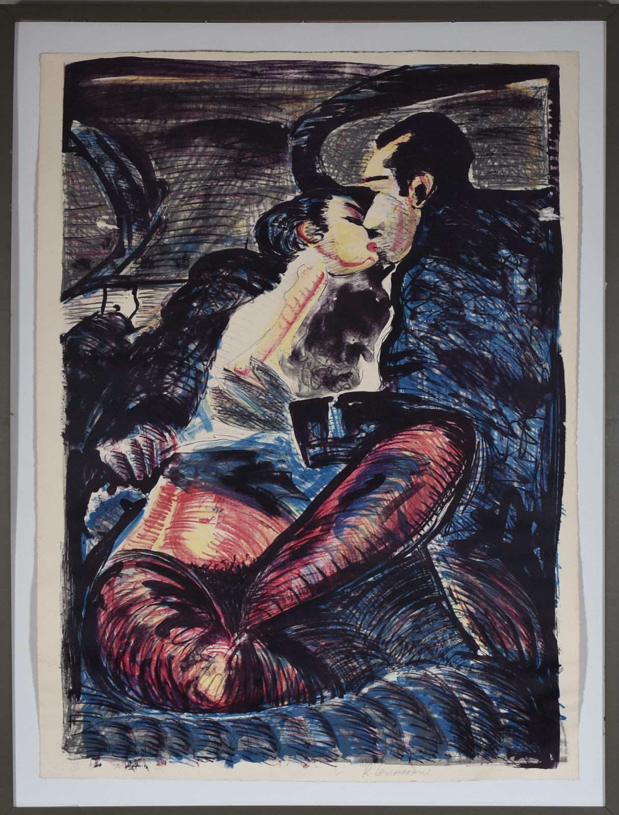  Rubens Gerchman (1942-2008), O beijo - foto 2 de 5