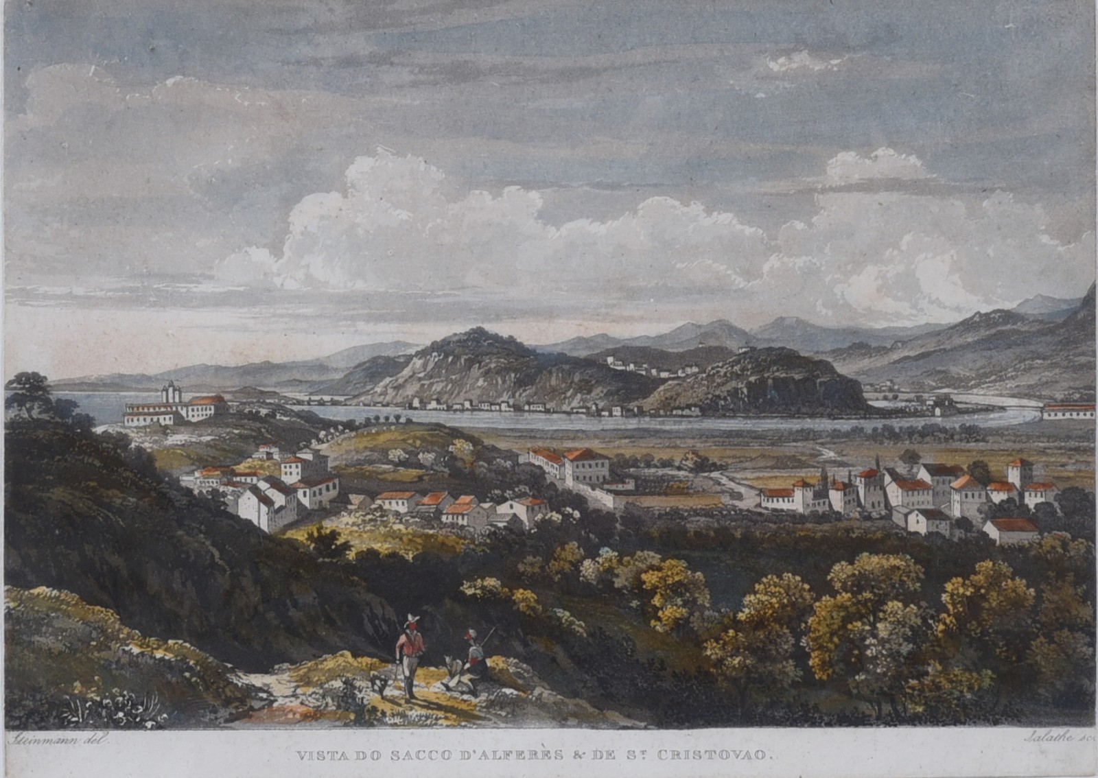 J. Steinmann (1800-1844), Vista do Sacco d´Alferes e de São Cristovão, 1834 - foto 3 de 3