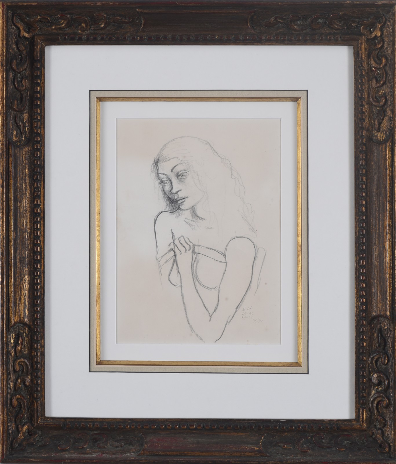 Di Cavalcanti (1897-1976), Figura feminina, 1933-1934 - foto 2 de 2