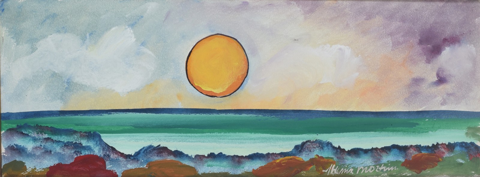 Aldemir Martins (1922-2006), Paisagem, séc. XX - foto 1 de 2