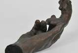 François-Auguste-René Rodin (atribuido),  - Mão com torso em bronze - Ass. na peça, Séc. XX <br><br>Lote não exposto. Em caso de arremate, a retirada deverá ser agendada com a organização do lei
