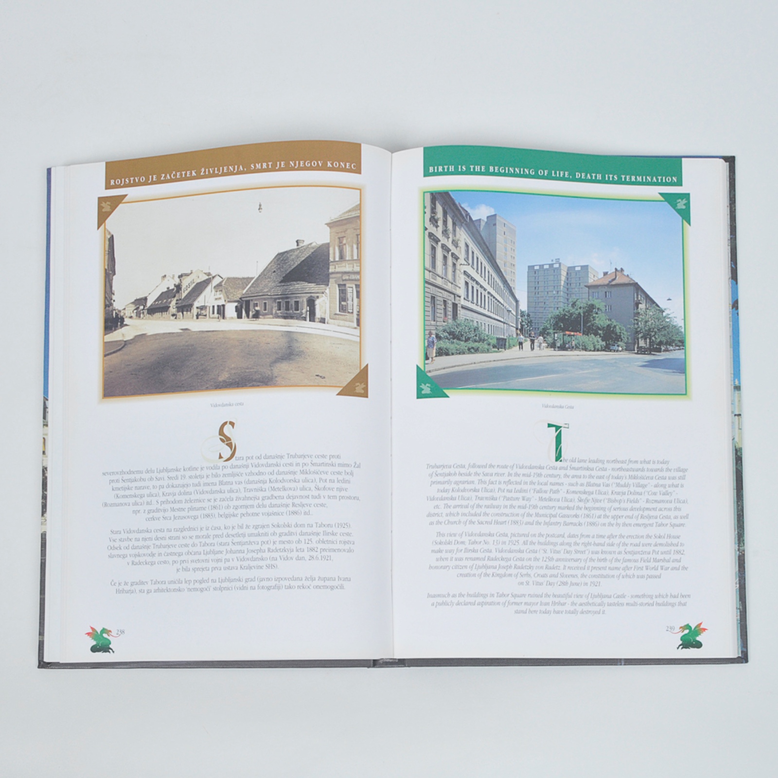 Prestolnica Ljubljana - Nekoc in Danes - A Pictorial Chronicle of a Capital City(Nekoc nos Dinamarqueses, uma Crônica Pictórica de uma Capital), 1997 - foto 4 de 4