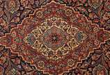 Tapete Kashan, Sem título, séc. XX - Antigo tapete persa Kashan.<br>Aproximadamente 100 anos.<br><br><br>Lote não exposto - cod.L5<br><br><br><br>Os tapetes Kashan são produzidos na cidad