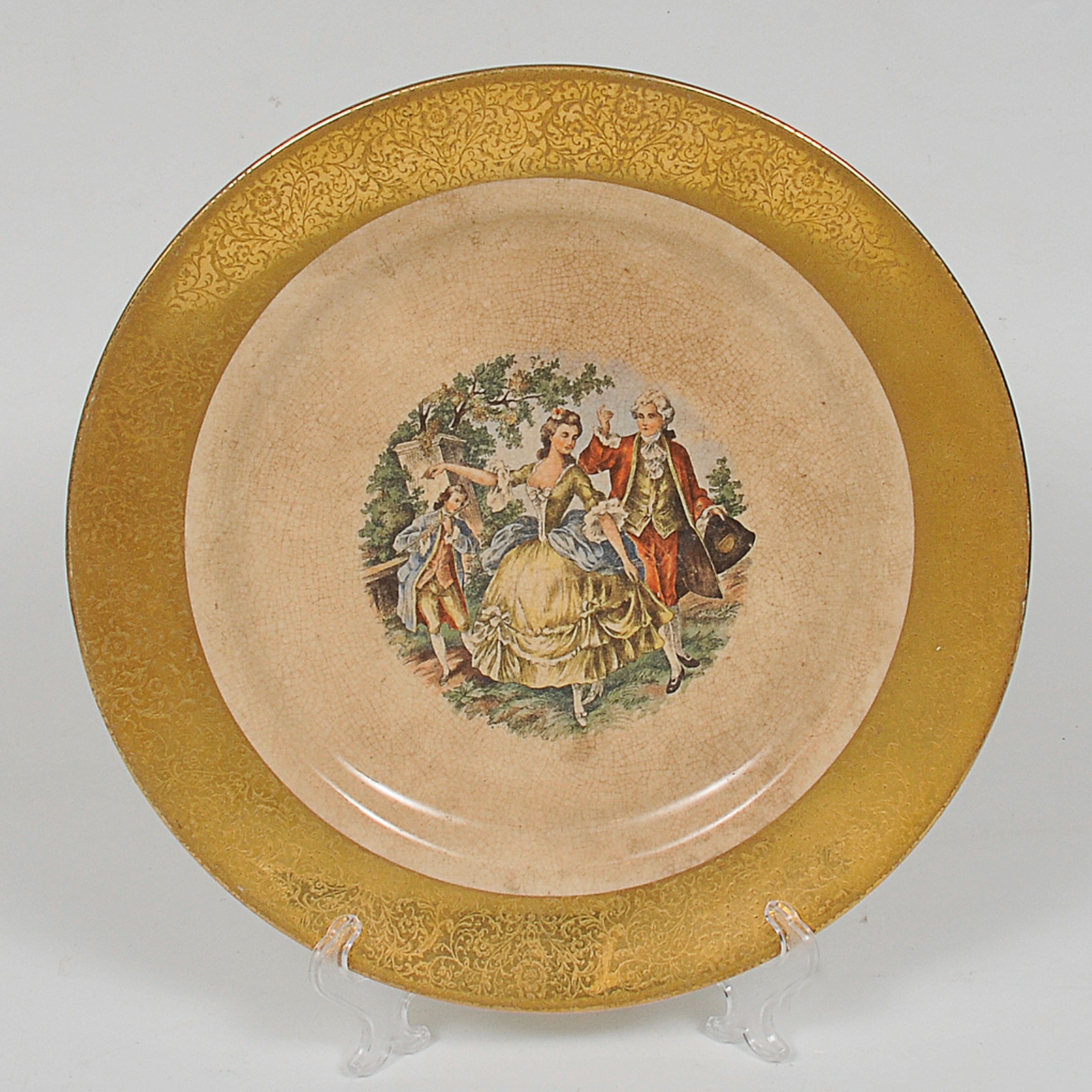 Conjunto de prato para bolo mais 4 pratos para servir em porcelana... - foto 4 de 4