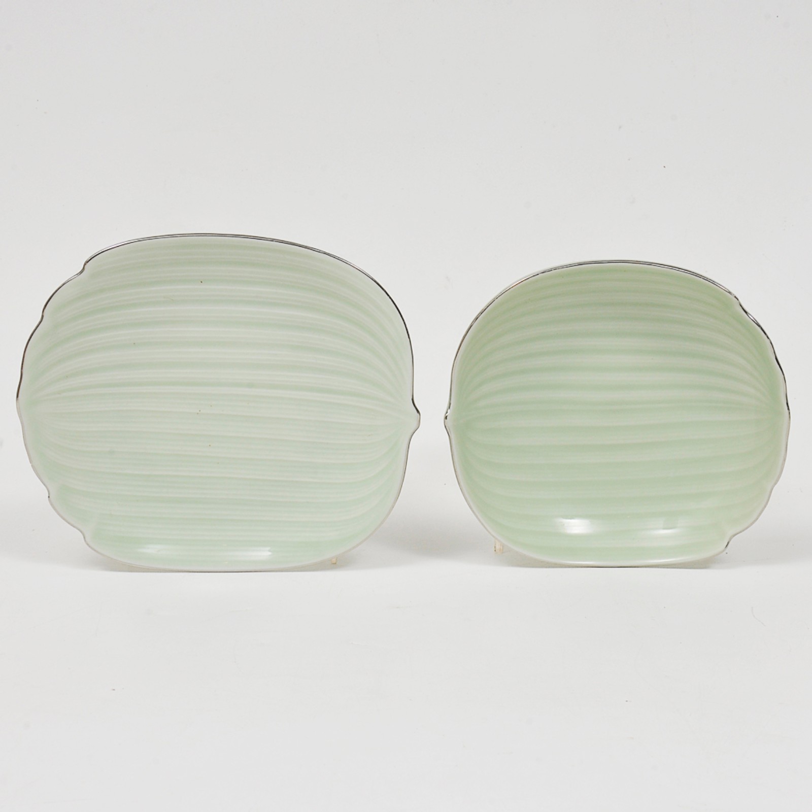 Conjunto com 12 porta petiscos em porcelana japonesa manufatura Seyei... - foto 2 de 5