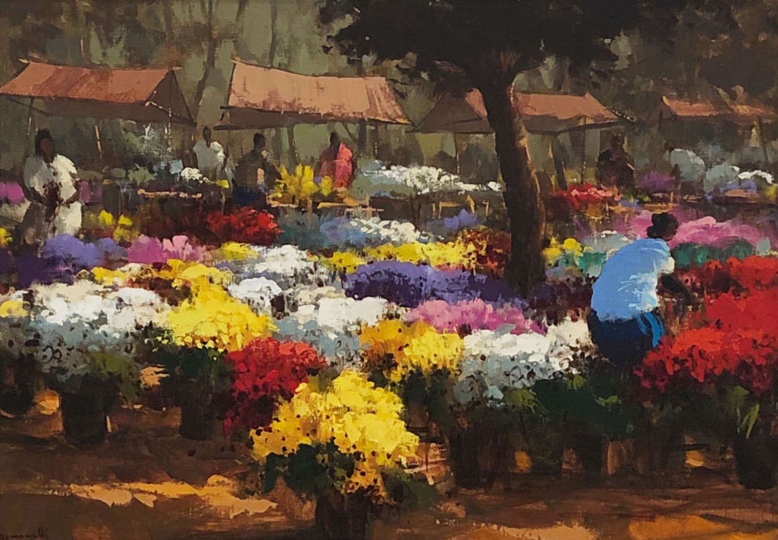 Armando Romanelli (1945), Mercado de flores, 1988 - foto 1 de 2