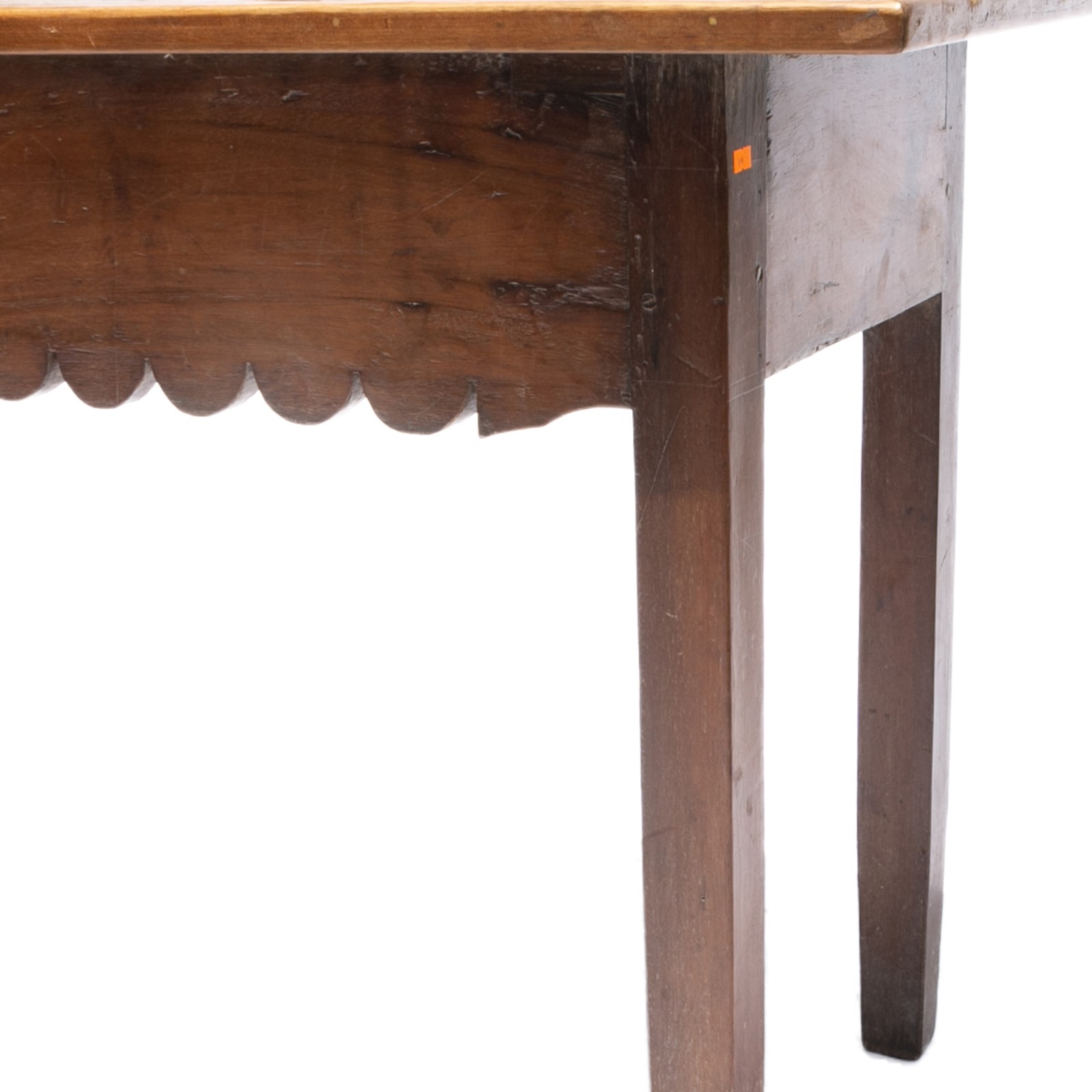 Mesa de apresentação em madeira nobre, com pés retos. O lote... - foto 4 de 4