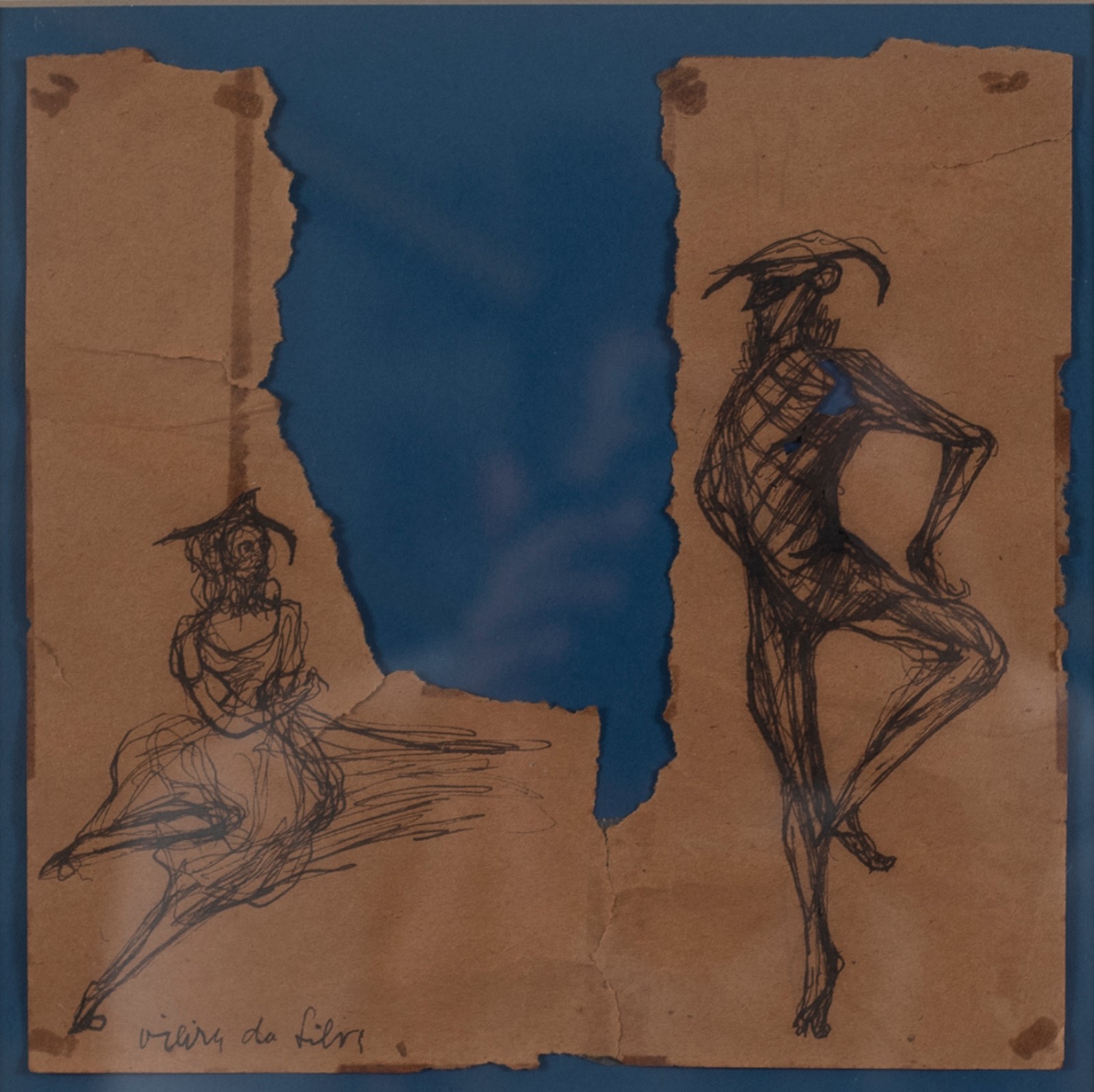 Vieira da Silva (1908-1992), Arlequin e Colombina, 1946 - foto 1 de 5