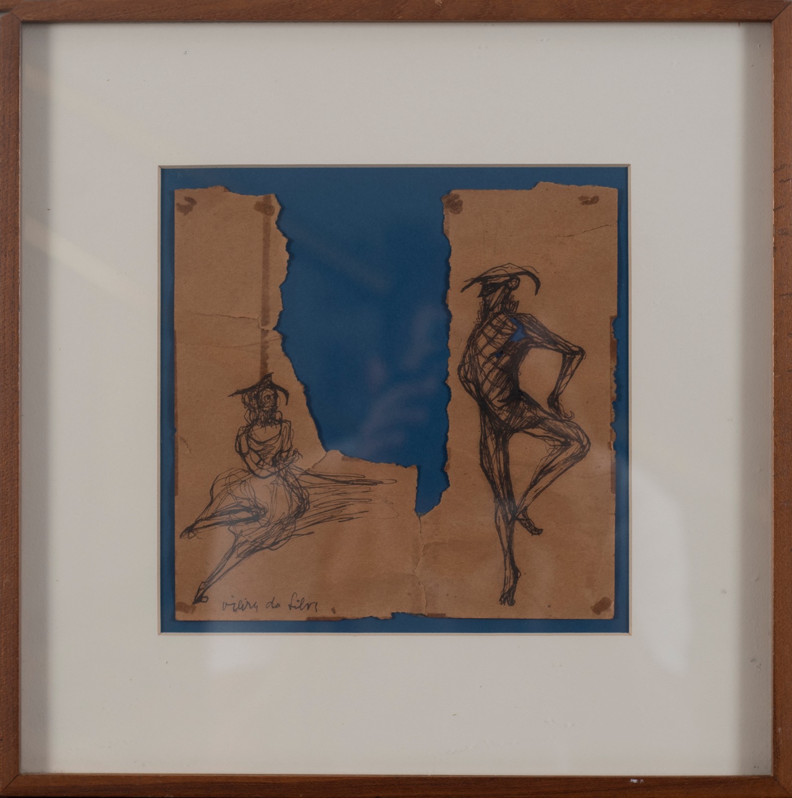 Vieira da Silva (1908-1992), Arlequin e Colombina, 1946 - foto 2 de 5