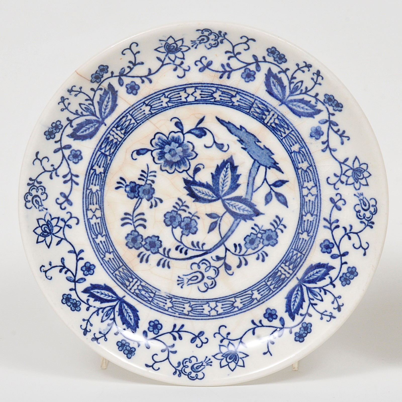 Par de pires em porcelana japonesa com policromia azul e branca de... - foto 4 de 5