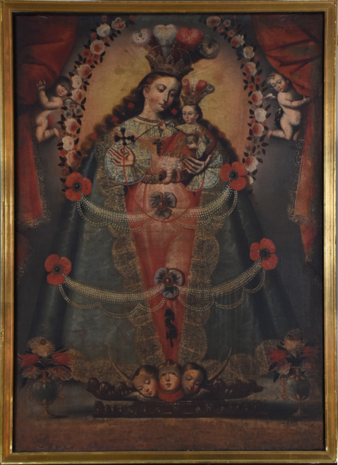 Escola Cusquenha (1538), Nossa Senhora do Rosário, Séc. XVIII/XIX - foto 2 de 4