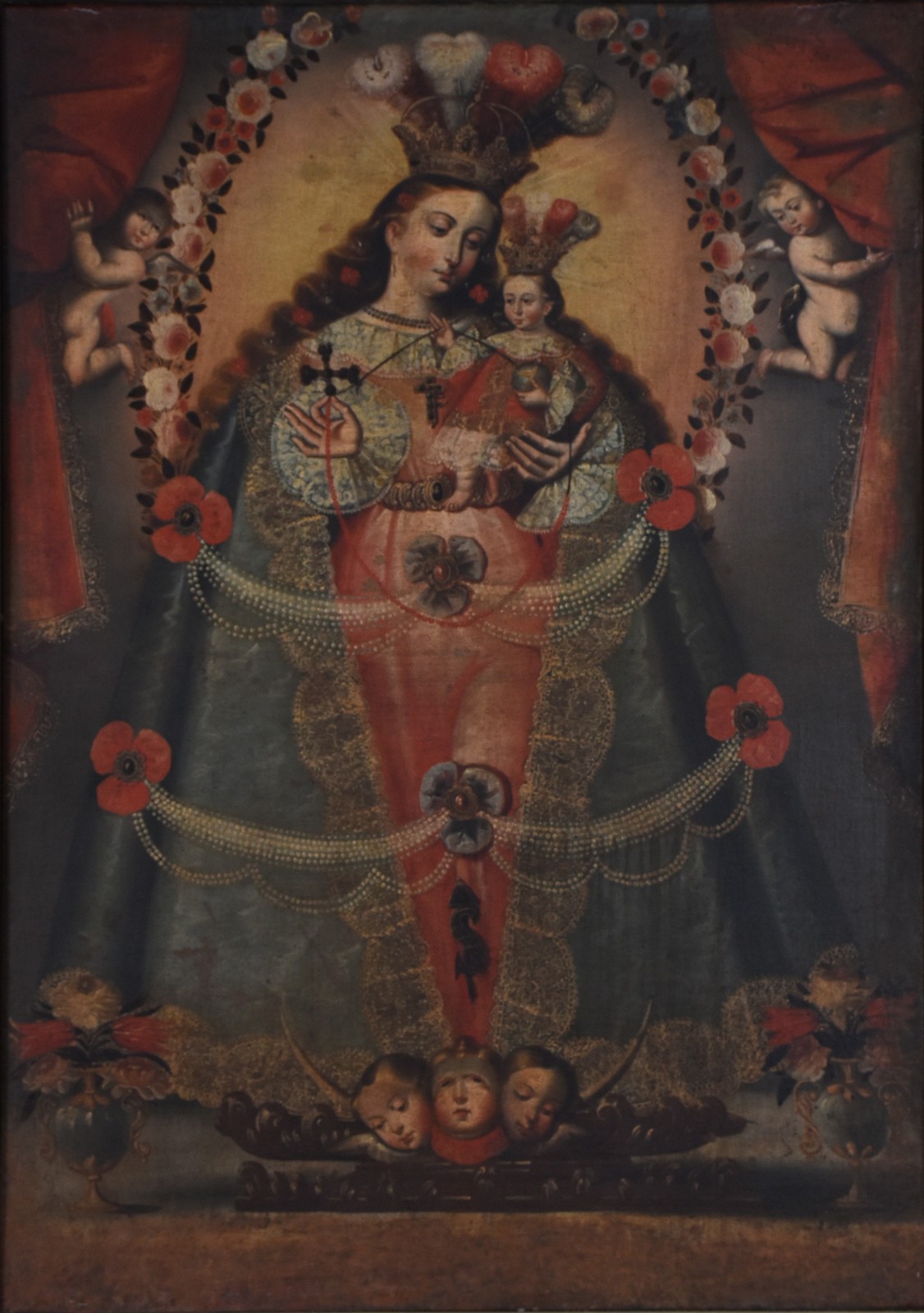 Escola Cusquenha (1538), Nossa Senhora do Rosário, Séc. XVIII/XIX - foto 1 de 4