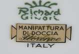 RICHARD GINORI, L5 - Aparelho de chá e café em porcelana italiana Richard Ginori composto por 12 xícaras com pires para chá, 12 xícaras com pires para café, 12 pratos para