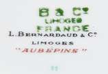 Limoges (1771),  - Aparelho de chá e café, em porcelana francesa de Limoges decorado com flores, composto de 12 pratos de sobremesa, 12 pratos para pão, 12 xícaras com p