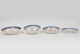 Aparelho de jantar em porcelana japonesa imperi... - Aparelho de jantar em porcelana japonesa imperial manufatura Iron Stone Ware decorada com pagodes e paisagens em rica policromia nas cores branc...