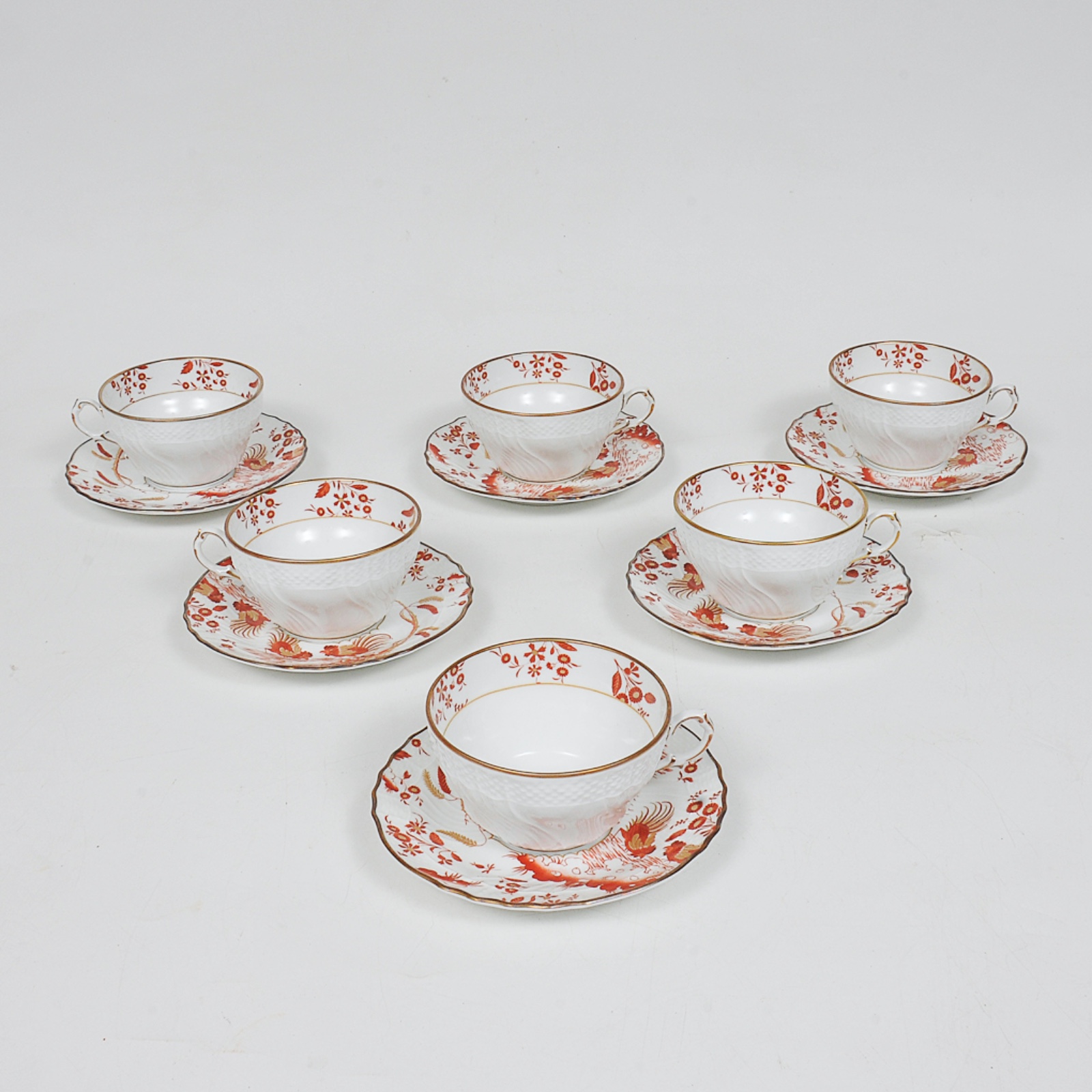 Conjunto de 12 xícaras com pires em porcelana italiana Richard... - foto 2 de 5