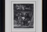 Eugène Delacroix (1798-1863), Fausto e o Diabo,... - Litografia <br>Edição P.A<br>Litografia original da primeira edição do clássico literário alemão "Fausto Um" escrito por Goethe editado em 1828....