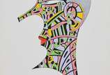 Roberto Magalhães (1940), Habitante da cidade, ... - Desenho técnica mista<br>Ass. inf. esquerdo <br>Participou da exposição do artista " Roberto Magalhães No desenho / Tudo é possível" realizada e...