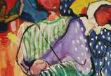 Abigail Vasthi Schlemm (1957), O vento e casame... - Óleo s/ tela <br>Ass. Inf. direito <br>