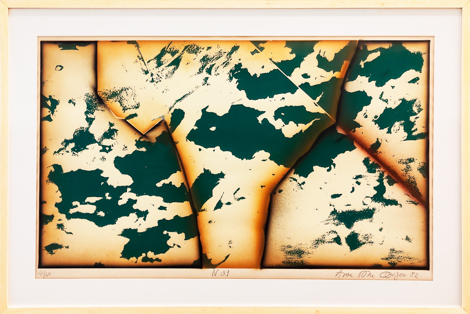Anna Bella Geiger (1933), Nº 21 - série Cartografia,1982 - foto 1 de 6