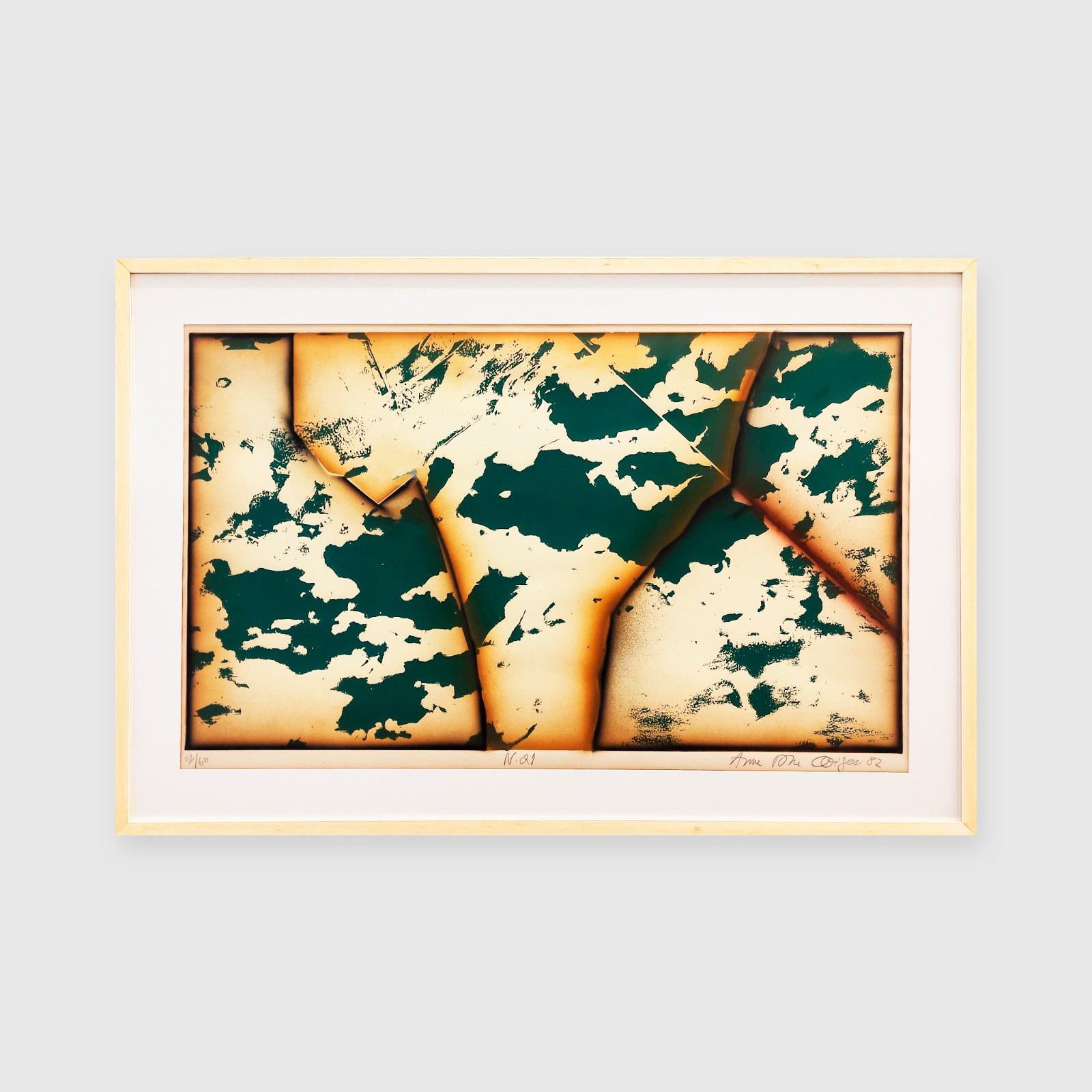 Anna Bella Geiger (1933), Nº 21 - série Cartografia,1982 - foto 2 de 6