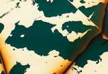 Anna Bella Geiger (1933), Nº 21 - série Cartogr... - Litografia<br>Ass. inf. direito<br>Edição 32 de 60<br><br><br>A cartografia é um tema explorado por Anna Bella Geiger desde a década de 1970 em ...