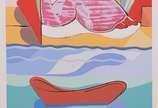 Cícero Dias (1907-2003), À espera - Serigrafia<br>Ass. inf. esquerdo <br>Edição 18 de 200<br>
