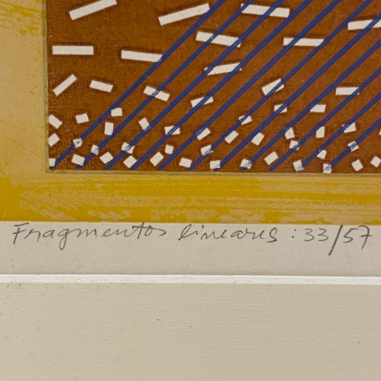 Dionísio del Santo (1925-1999), Fragmentos Lineares - foto 5 de 6