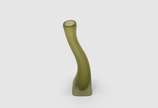 KOSTA BODA (since 1742),  - Solifleur em vidro artístico de murano na cor verde com design sinuoso, dec.80<br>Ex-Coleção diplomata Carlos Ferreira