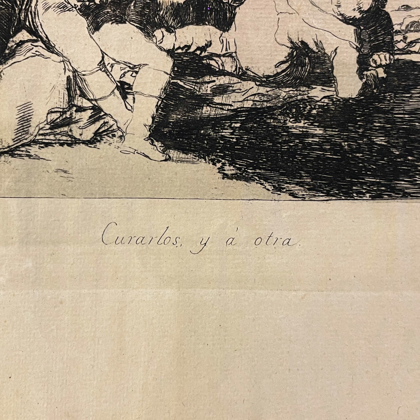 Goya (1746-1828), Curarlos y a otra, Sec. XX - foto 5 de 5