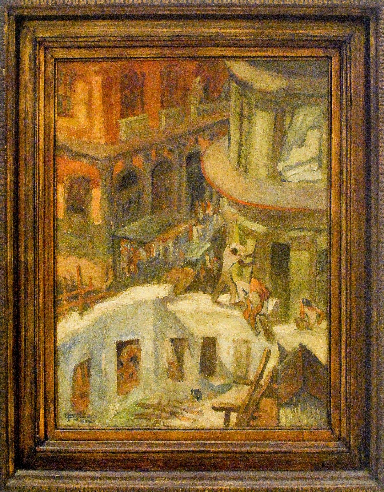 Eugênio Sigaud (1899-1979), A Demolicao do Predio, 1952 - foto 2 de 6